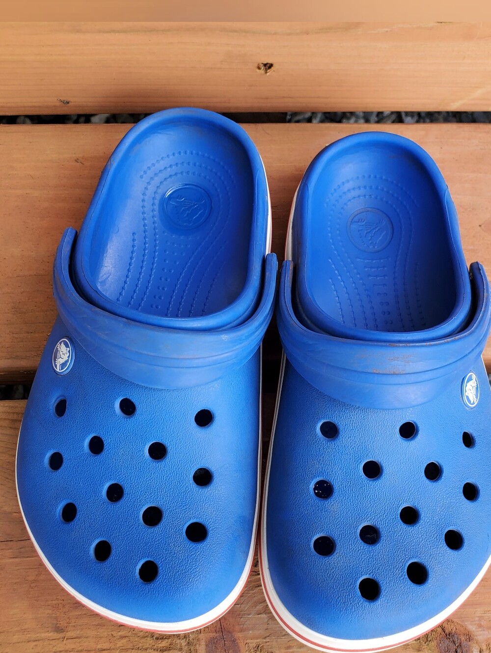 Kids Blue Slip-On Crocs